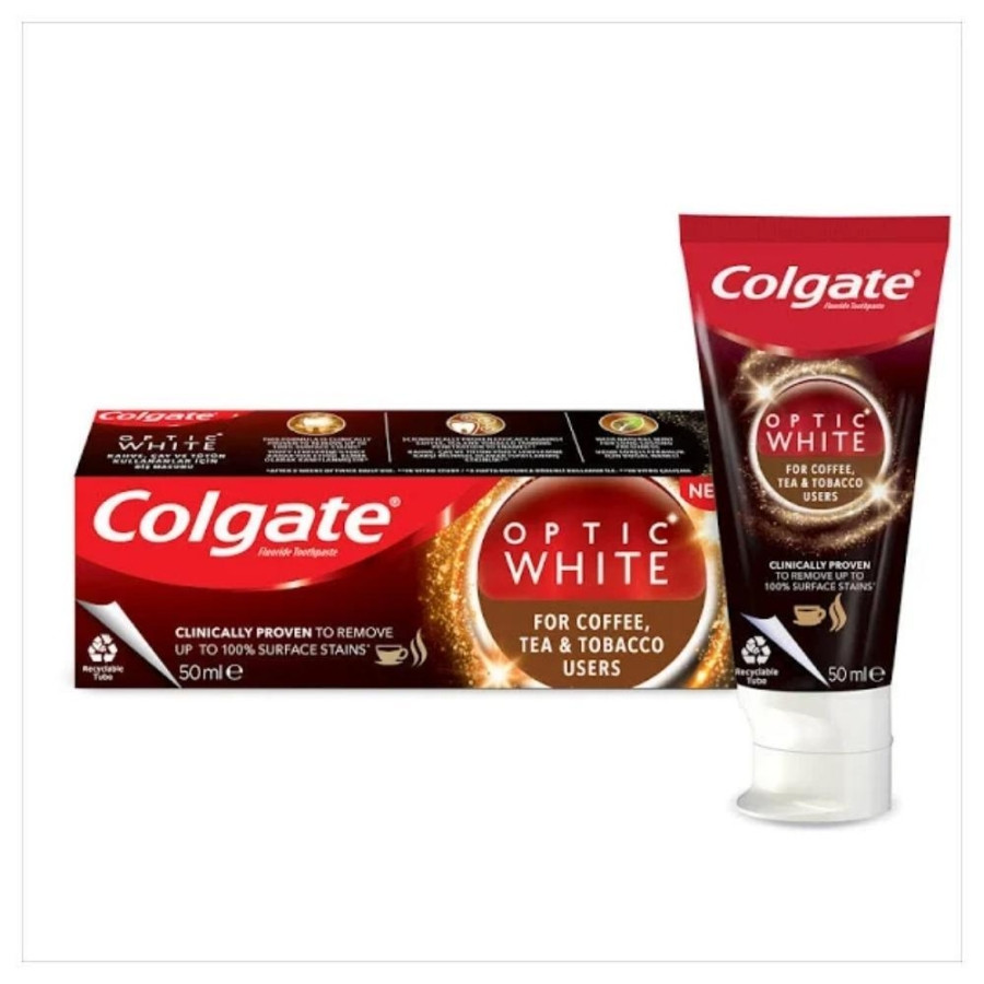 COLGATE DİŞ MAC.OPTİK WHİTE ÇAY KAHVE 50ML