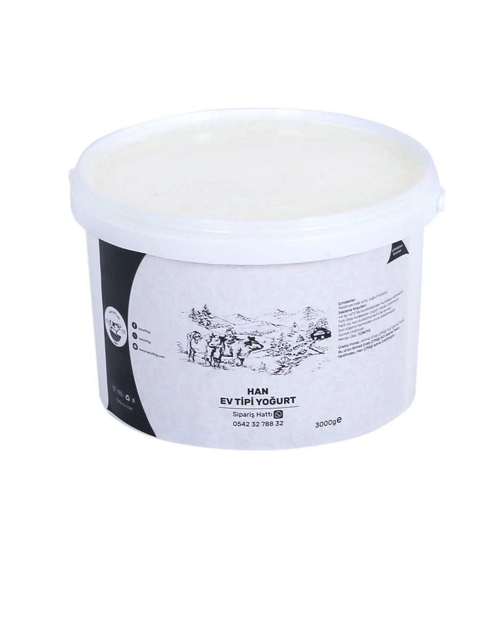 HANSÜT KAYMAKLI YOĞURT 2000GR