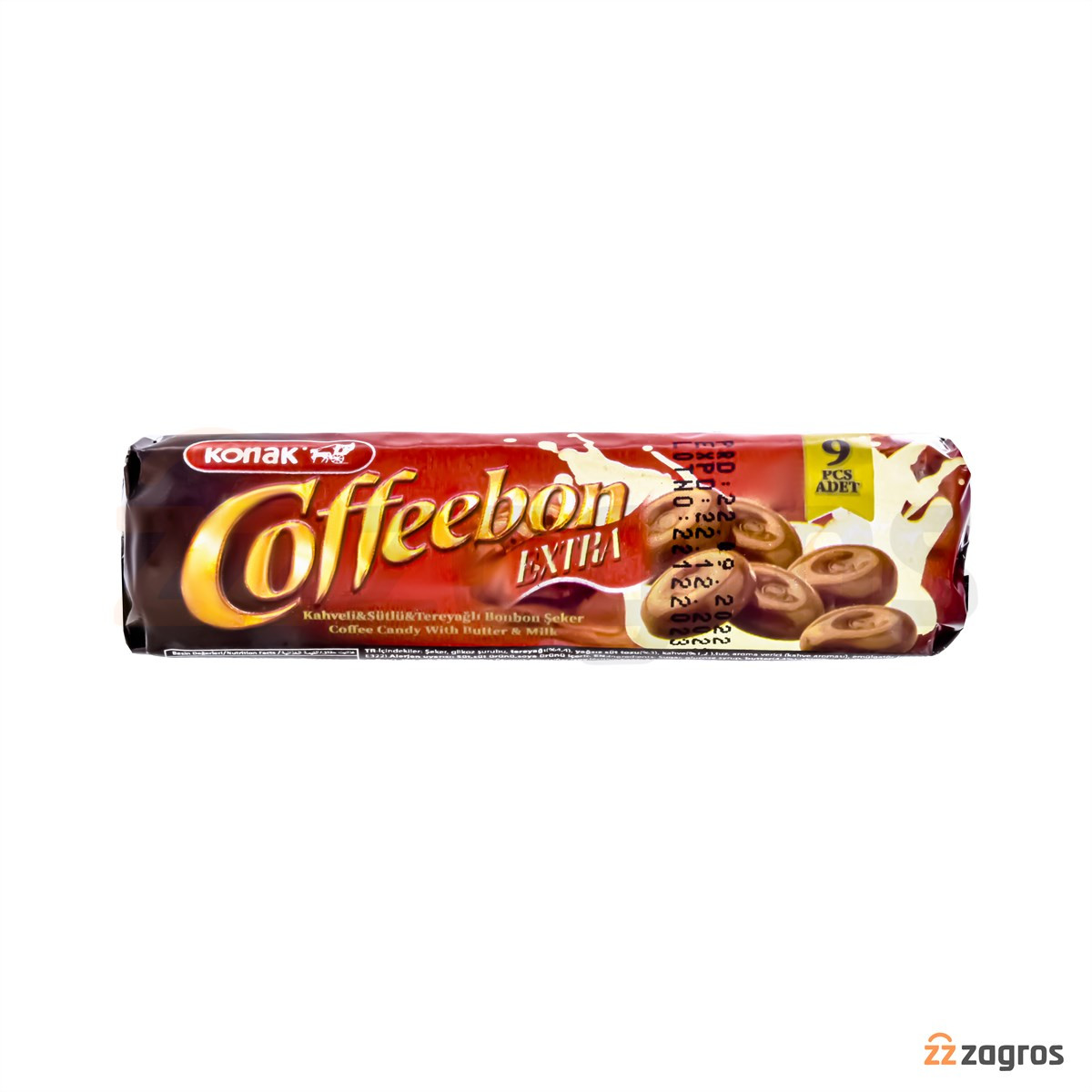 KONAK KAHVELİ TEREYAĞLI BONBON FİŞEK 45GR
