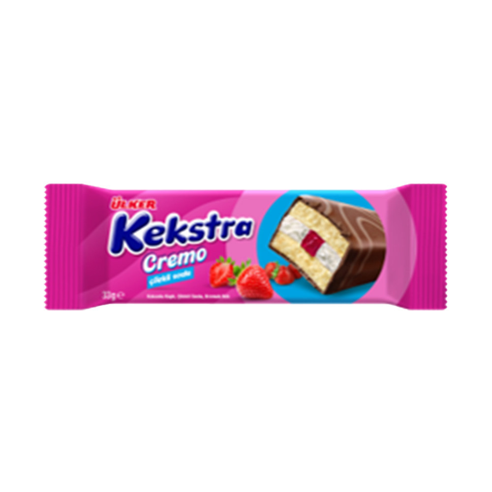 ÜLKER KEKSTRA LAYER KEK ÇİLEKLİ 33GR