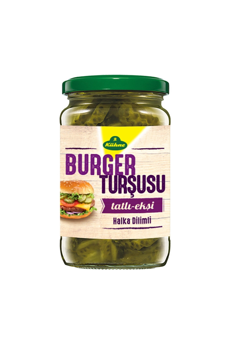 KÜHNE BURGER TURŞUSU HALKA DİLİMLİ 530GR