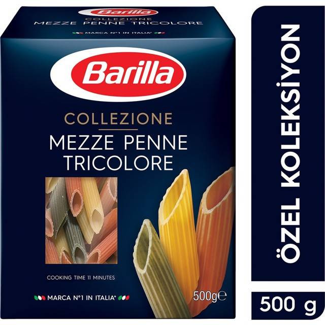 BARİLLA MAKARNA PENNE KALEM TRİCOLORE 500GR