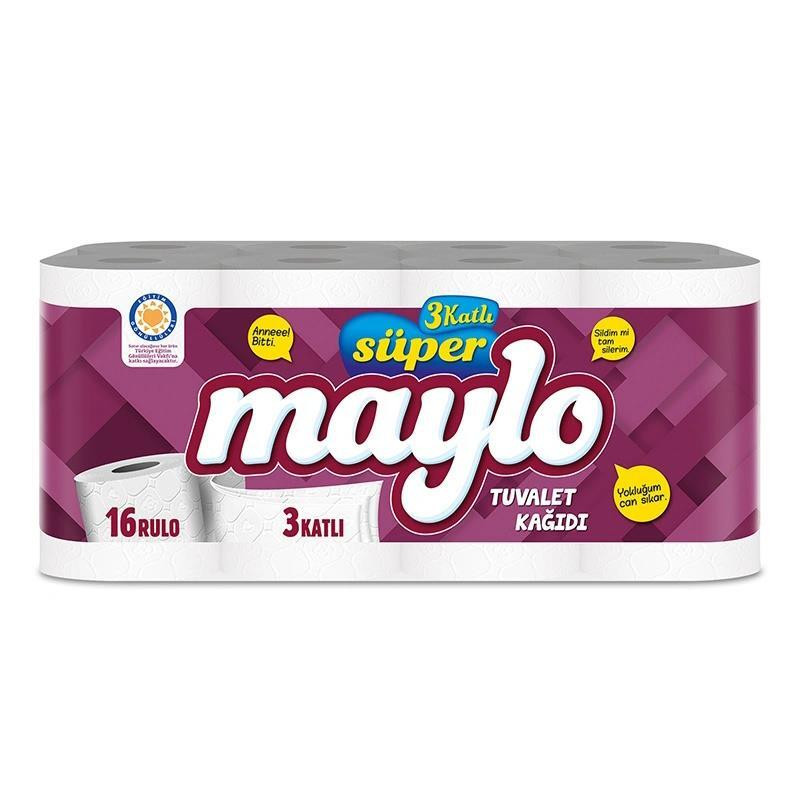 MAYLO TUVALET KAĞIDI 3'KATLI 16'LI