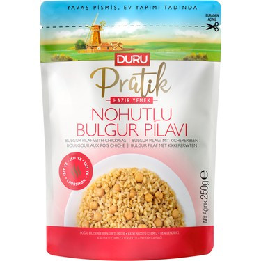 DURU NOHUTLU BULGUR PİLAVI 250GR
