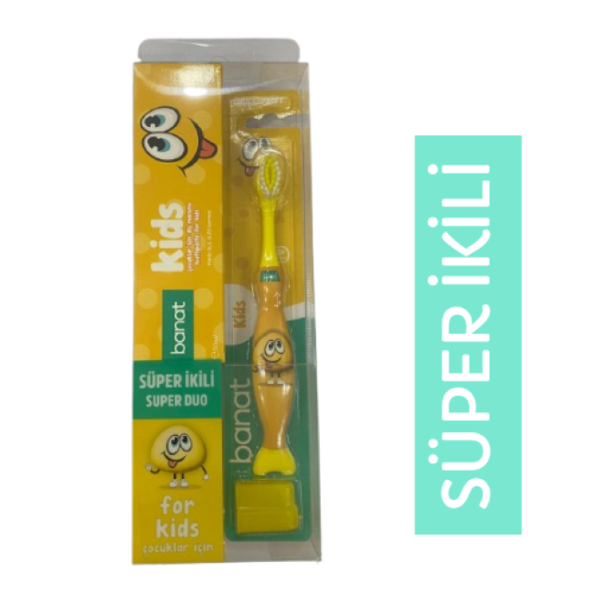 BANAT DİŞ FIRÇASI+DİŞ MACUNU 50ML KİDS