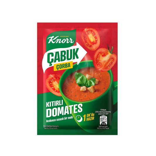 KNORR ÇABUK ÇORBA DOMATES KITIRLI 22GR