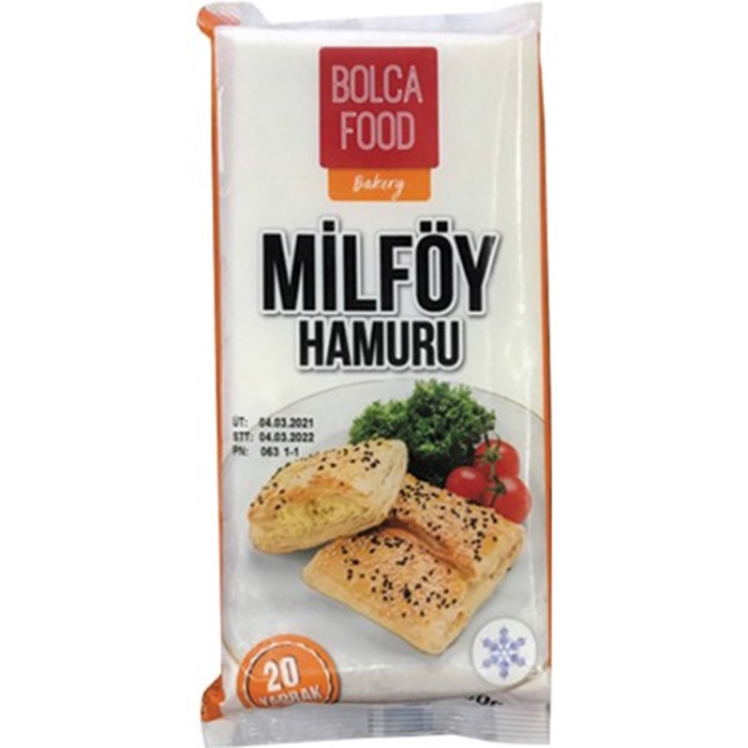 PEK FOOD BOLCA MİLFÖY HAMURU 1000GR