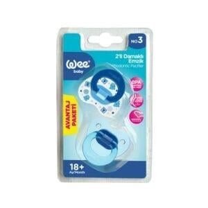 WEE BABY 2’Lİ DAMAKLI EMZİK NO:3