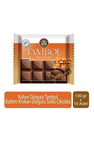 KAHVE DÜNYASI TAMBOL BADEM KROKEN DLG.100GR