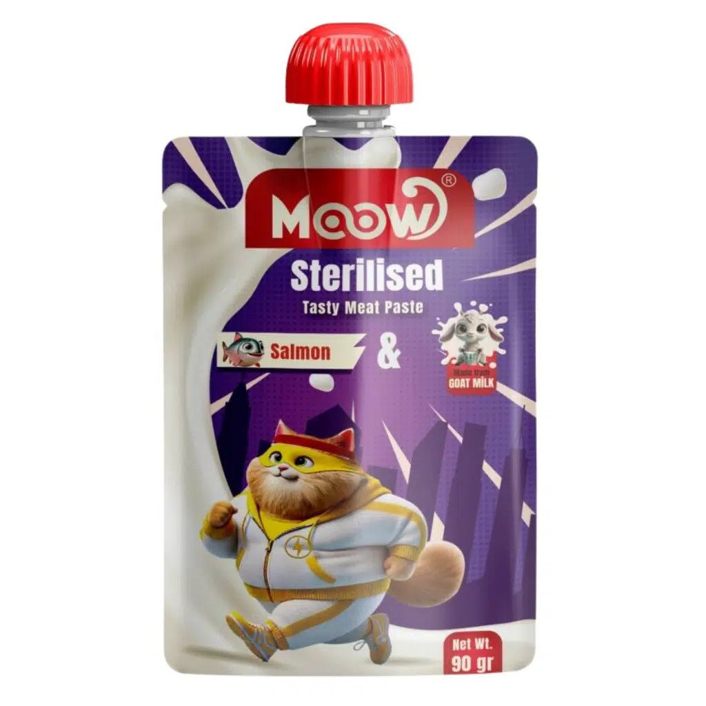 MOOW SOMONLU KEÇİ SÜTLÜ STERİLİSED ET EZME 90GR