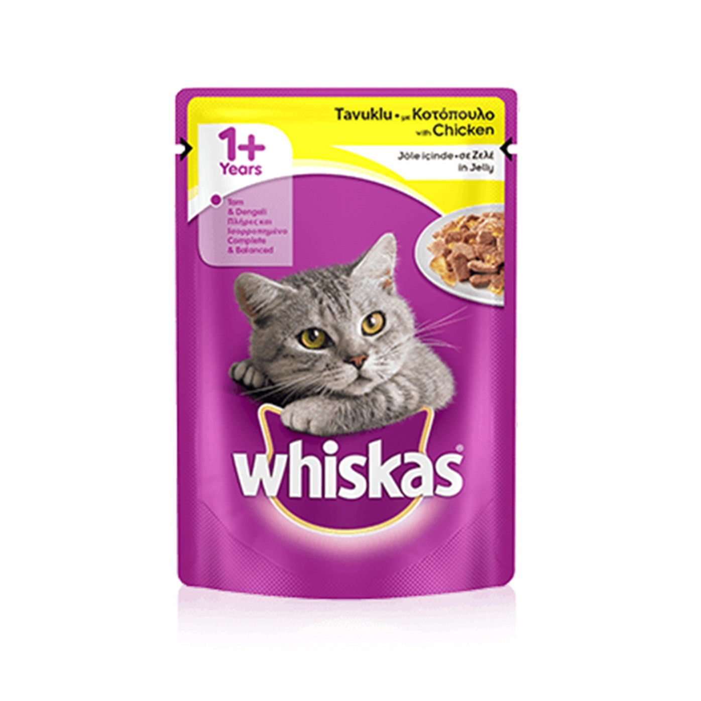 WHİSKAS POUCH.TAVUK 100GR